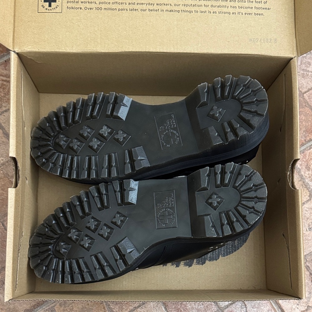 Dr. Martens - MONK CELESTIAL MOTH LEATHER PLATFORM SHOES - Picture 4 of 6